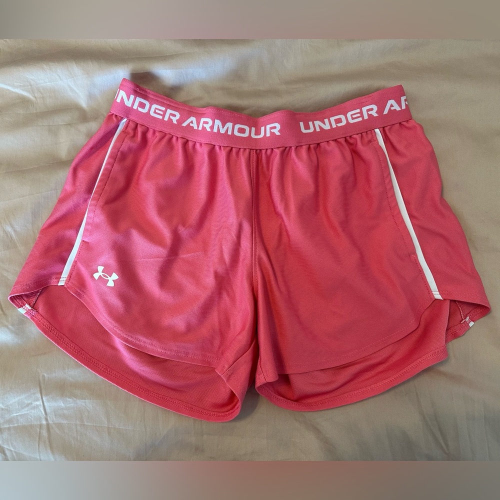 Pink Under Armour women’s shorts (XS)